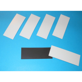 Etiquette magnétique 30 x 80 blanche
