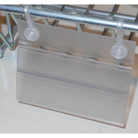 Porte étiquette 40 x 80 pour panier fil