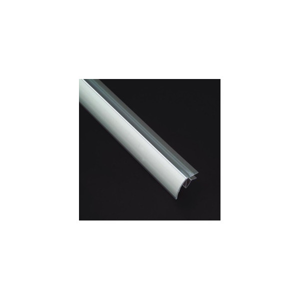 Porte étiquette 26 x  800 pour tablette verre avec rail T