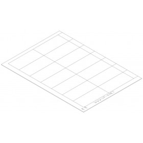 Boîte étiquettes 39 x 90 mm