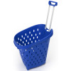 Panier magasin 56 litres à 2 roulettes