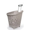 Panier magasin 56 litres à 4 roulettes